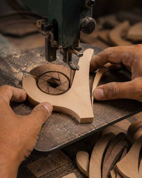Crafting and finishing the trophy with precision